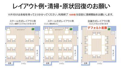 フィルスペ会議室 《新大阪フォーカス》の間取り図