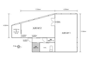 STUDIO KNOT (ノット) STUDIO KNOT（ノット）の間取り図