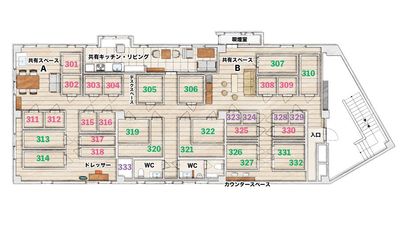 元町.Kait  元町.Kait 302号室の間取り図