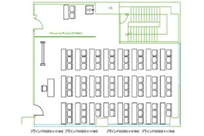 Natuluck日本橋 セミナー会場の間取り図