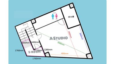 【スタジオルミエル】 スタジオルミエル S Roomの間取り図
