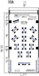レイアウトの一例 - SMG/ 四ツ橋・近商ビル ＳＭＧ貸し会議室/近商ビル6階A室(展示会・パーティー仕様)の間取り図