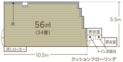 Studio Amrita NORTH 【吉祥寺駅・徒歩5分】Studio Amrita NORTHの間取り図