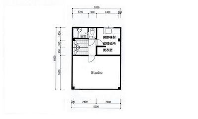 Studio À travers　撮影スタジオ・ア・トラヴァース Studio À travers（スタジオ・ア・トラヴァース）の間取り図