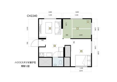 ハウススタジオ猪子石の間取り図