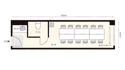 貸会議室Aivic高田馬場の間取り図