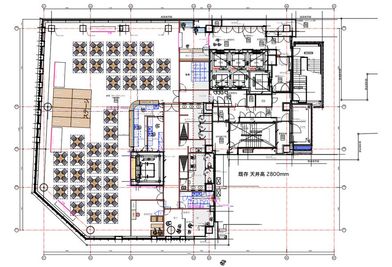 ※参照図面はステージ有り140名着席のイメージ図になります。 - グレイドパーク 新宿駅前 4Fの間取り図