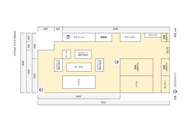 Colormell（カラメル）六本木2号店 シアタールーム・パーティ・撮影・会議・その他の間取り図