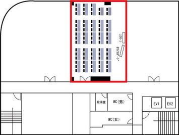 カーニープレイス4F　間取り図 - SMG/本町・カーニープレイス 音響ハイグレード会場♪ＳＭＧ貸し会議室/カーニープレイス本町ビルの間取り図