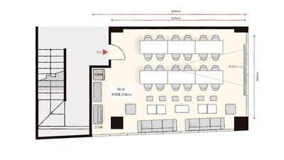 間取り図 - Aivicスペース代々木の間取り図