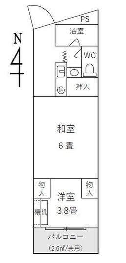 個室102号室 - 新潟ＮＳプラザｉｎ秋葉