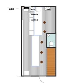 椅子は７脚ございます。2人がけのベンチもあります。 - アサヒカワレトロ　 アサヒカワレトロレンタルの間取り図