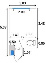 お気軽会議室名古屋lucioleの間取り図