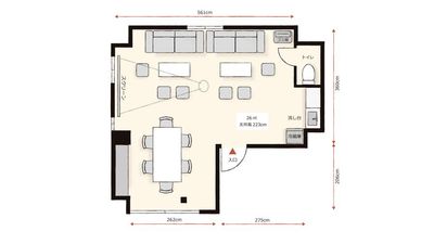 間取り図 - Aivicスペース池袋西口4号店の間取り図