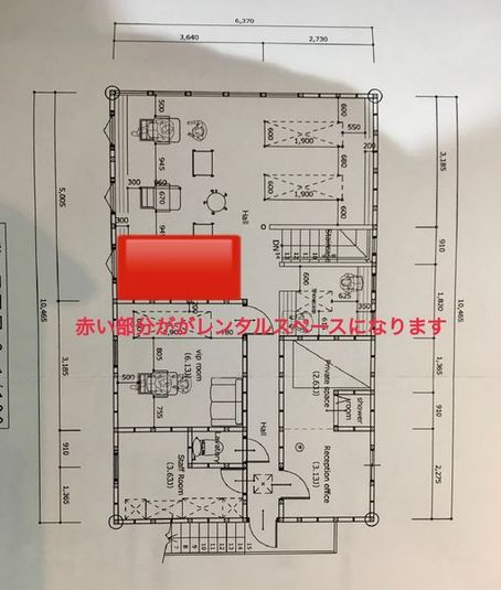 美容室の一角にある小さく落ち着ける空間 - atelier Baron