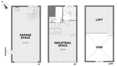 studio Noboritoの間取り図