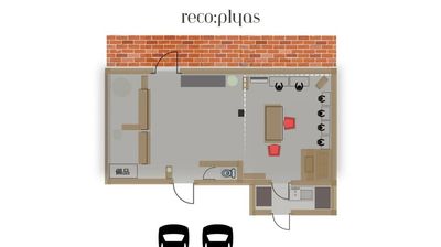 レンタルスペース『Reco:plays』 ★駅チカ★多久駅から徒歩３分程！Reco:playsの間取り図