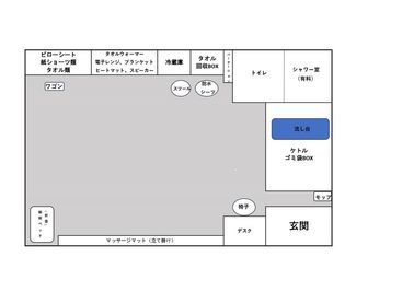 レンタルサロンCOTA2ndの間取り図