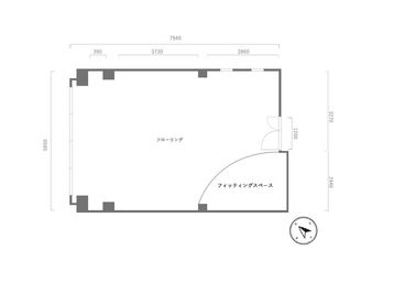 STUDIO VERDE STUDIO VERDE スタジオ2の間取り図