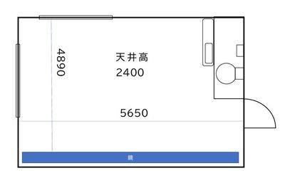 KS レンタルスペース新宿 Studio LEAF  新宿Bの間取り図