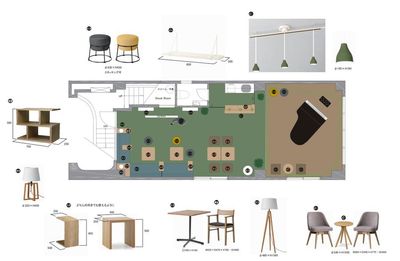 弊施設の見取り図 - Allegro 新橋・虎ノ門 【新橋・虎ノ門エリア】　楽器演奏可の多目的スペースの間取り図
