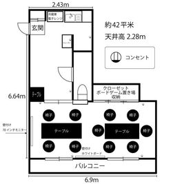 間取り図 - more新宿MI西新宿 ３号店の間取り図
