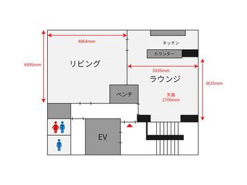 【KOGADO SHINAGAWA LOUNGE】 KOGADO SHINAGAWA LOUNGE 基本プランの間取り図
