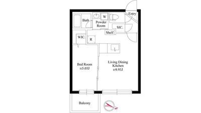 北１２条レンタルスペース 北１２条レンタルスペース「202」の間取り図
