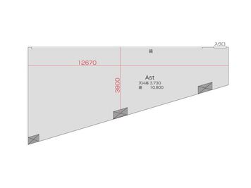 八王子2nd レンタルスタジオ　STUDIO BUZZ Astの間取り図