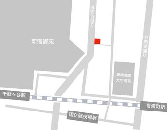 外苑ピアノサロンの間取り図