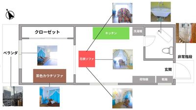 フォトスタジオ「パラレルスタジオ新宿二丁目店」 パラレルスタジオ新宿二丁目店の間取り図