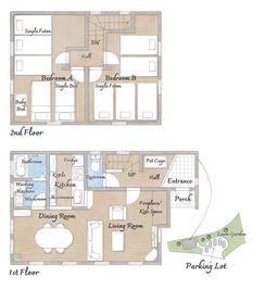 ハウススタジオ・パーティスペース 【アンティークス岐阜関】の間取り図