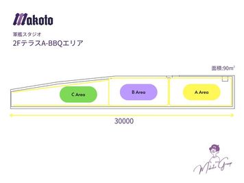 軍艦屋台 – 東新宿1分テラスBBQ 【A区】軍艦屋台 – 東新宿1分テラスBBQの間取り図