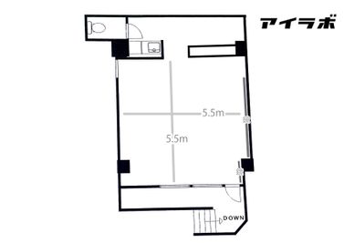 studio I-LAB スタジオの間取り図