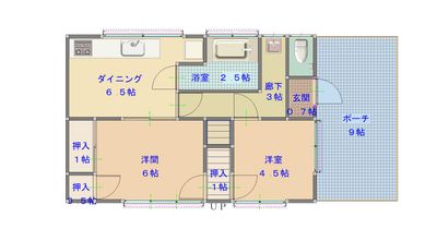 1F - 柏の葉オークリーフの間取り図