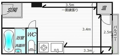 新大阪展見取り図 - SKYレンタルジム新大阪 【新大阪駅徒歩5分】新大阪地域最安レンタルプライベートジム新大阪の間取り図