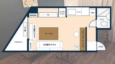 アトリウム池袋の間取り図