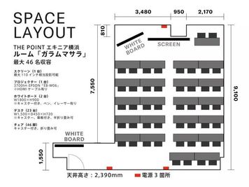 THE POINTエキニア横浜 THE POINTエキニア横浜：ルーム『ガラムマサラ』※旧4Lの間取り図