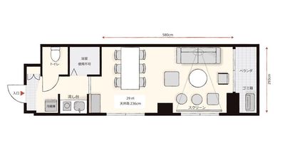 間取り図 - Aivicスペース池袋西口5号店の間取り図