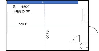 KS レンタルスペース新宿 Studio LEAF  新宿Cの間取り図