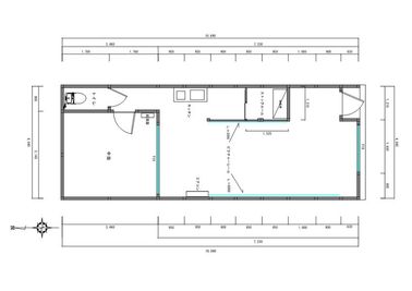 linea studioの間取り図