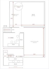 見取り図 - 撮影スタジオ　スタジオハムスター４匹目 【商業利用】貸切りレンタル撮影スタジオ　スタジオハムスター４匹目の間取り図