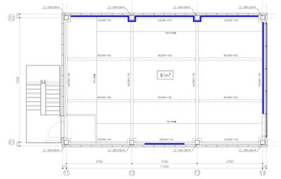 方南町MO-LEレンタルスタジオ スタジオ時間貸しの間取り図