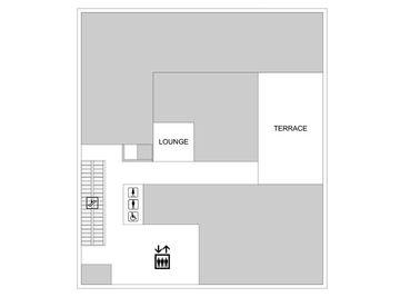 X PLACE(エックスプレイス) X PLACE cafe loungeの間取り図