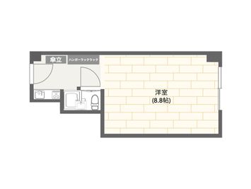 新大阪駅の東口10秒のレンタルスペース/会議室【SS新大阪】 WiFi備品全無料貸出の多目的室・ルーム617の間取り図