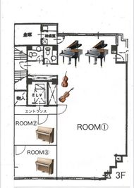 ミュージックサロンエスプリ ミュージックサロンエスプリ ROOM②の間取り図