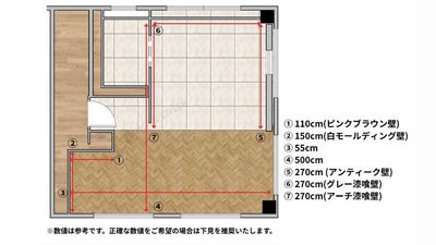 間取り図はこちら！ - milk studio 新宿御苑店 milk studio新宿御苑店【〜10名様】の間取り図
