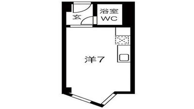 終電なくなる部屋  名駅 レンスペ名駅603の間取り図