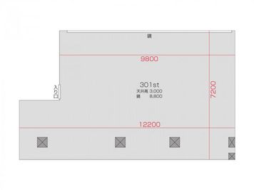 BUZZ吉祥寺レンタルスタジオ  301stの間取り図