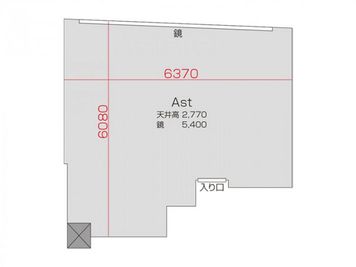 BUZZ横浜東口レンタルスタジオ  Astの間取り図